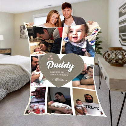 Daddy's Love Premium Blanket - USTAD HOME