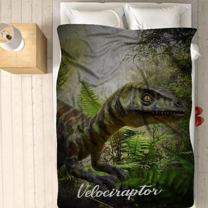 Comfortable "Velociraptor" Blanket - USTAD HOME