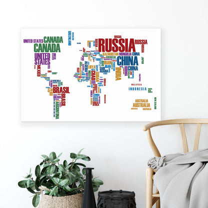 Maps Canvas Photo Print - USTAD HOME