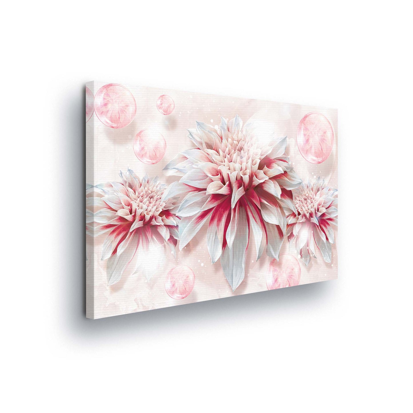 Modern Flowers, Nature, & Swirls Canvas Photo Print - USTAD HOME