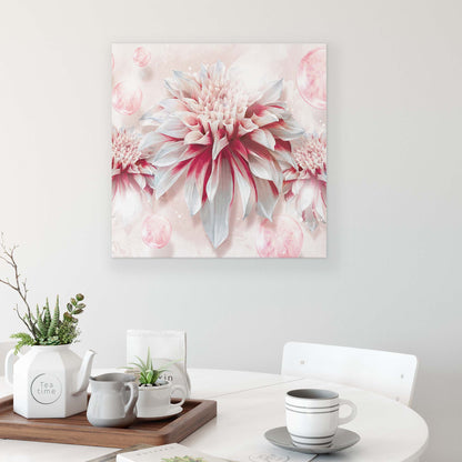 Modern Flowers, Nature, & Swirls Canvas Photo Print - USTAD HOME