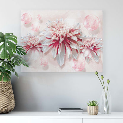 Modern Flowers, Nature, & Swirls Canvas Photo Print - USTAD HOME