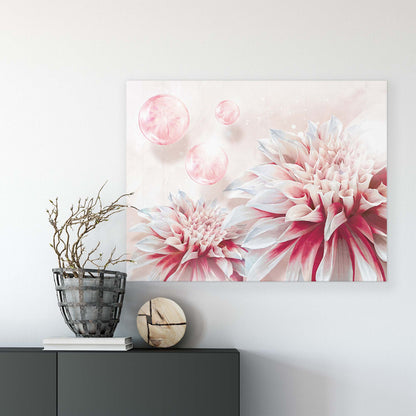 Modern Flowers, Nature, & Swirls Canvas Photo Print - USTAD HOME