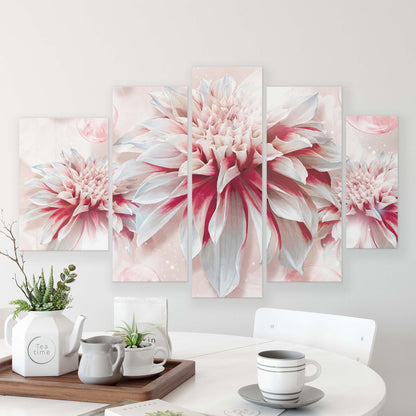 Modern Flowers, Nature, & Swirls Canvas Photo Print - USTAD HOME