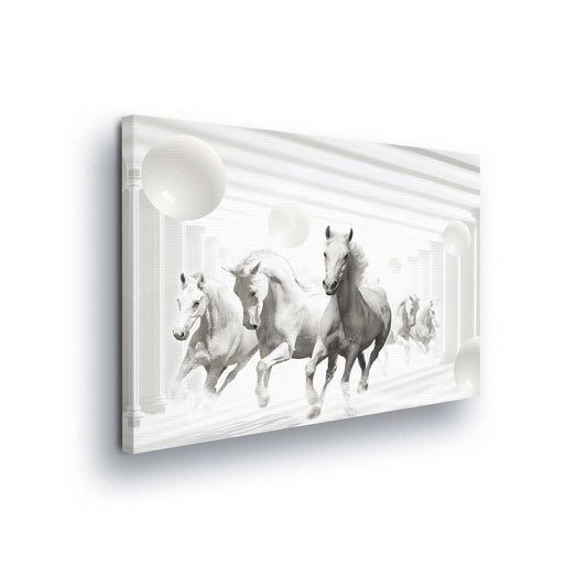 Horses & Unicorns Canvas Photo Print - USTAD HOME