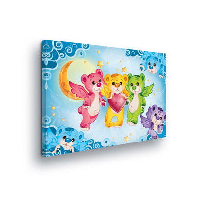 Care Bears Canvas Photo Print - USTAD HOME