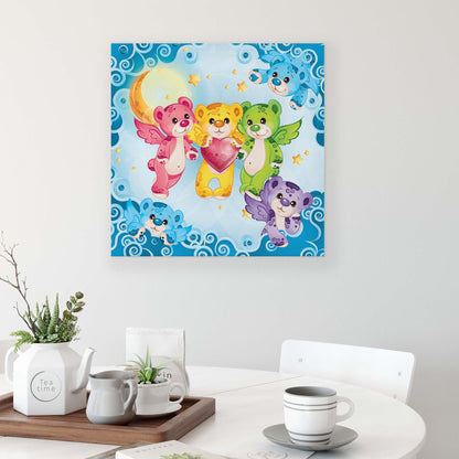 Care Bears Canvas Photo Print - USTAD HOME