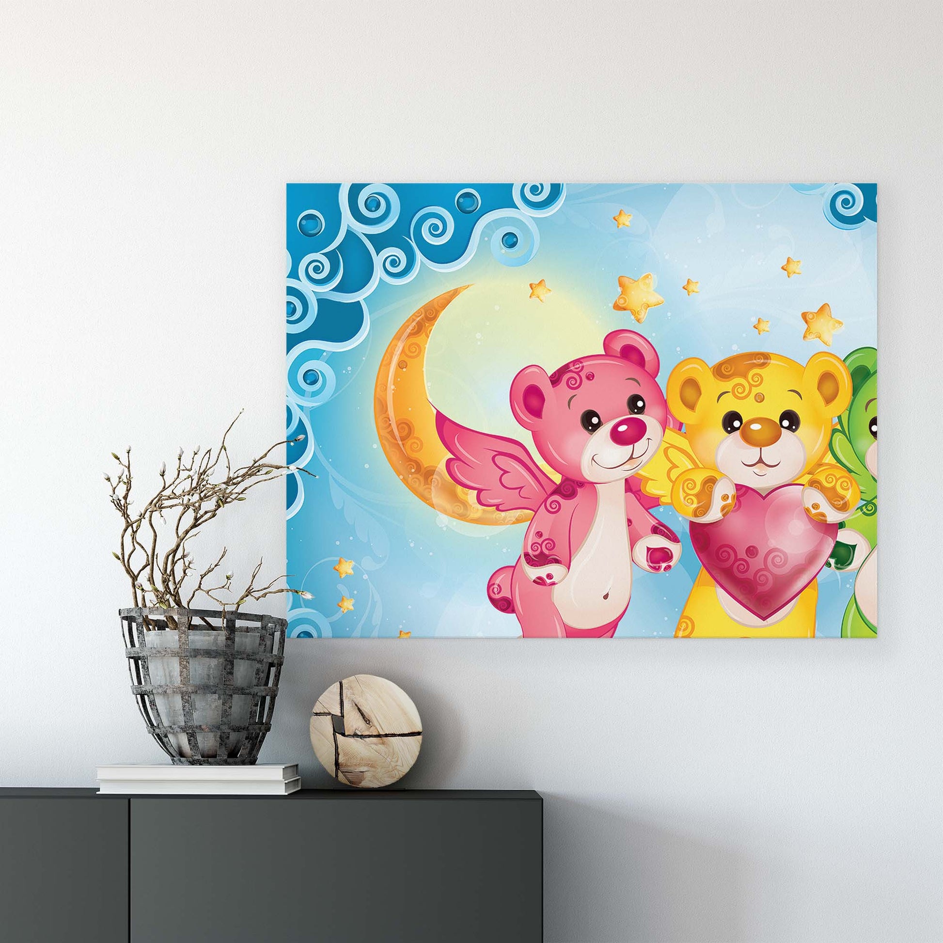 Care Bears Canvas Photo Print - USTAD HOME