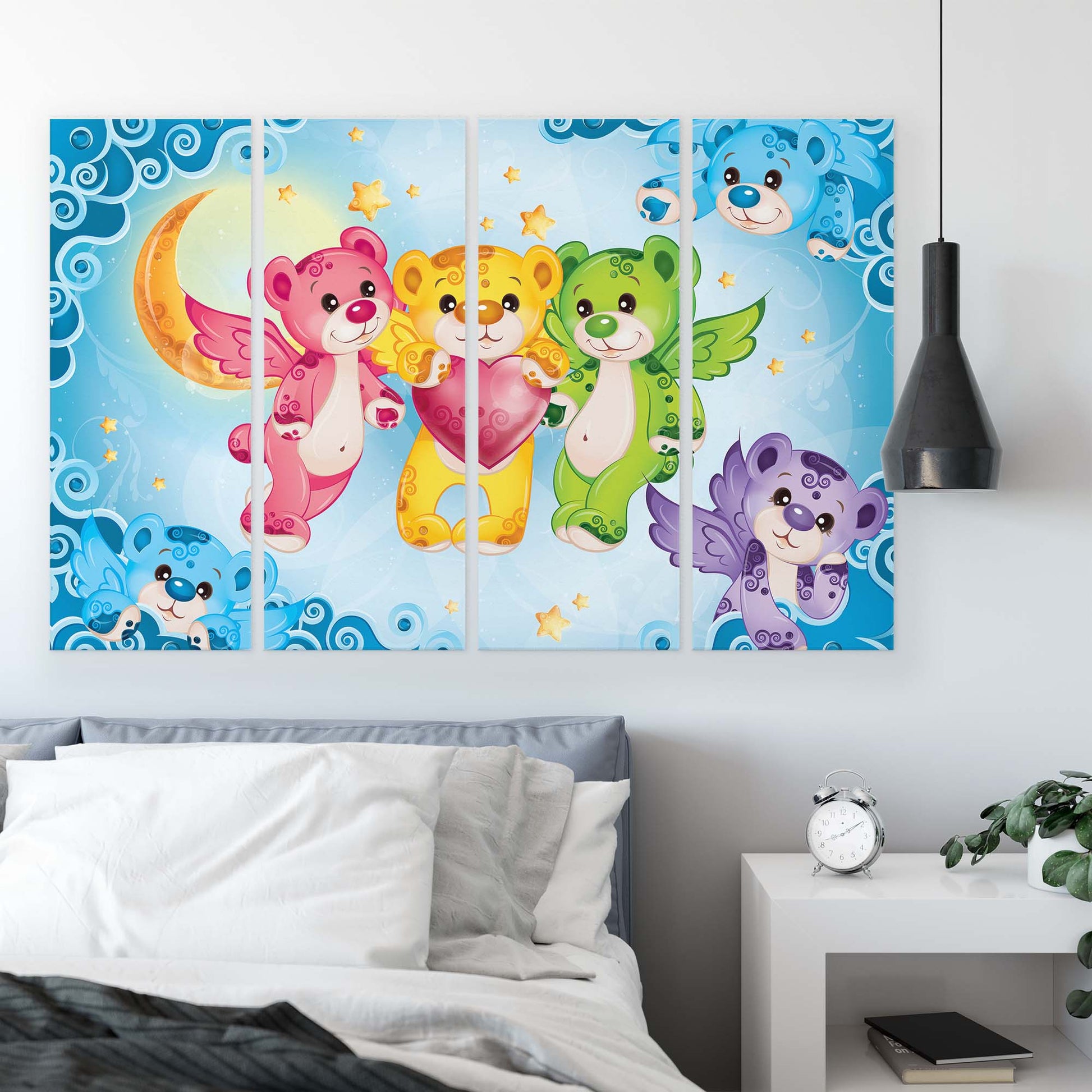 Care Bears Canvas Photo Print - USTAD HOME