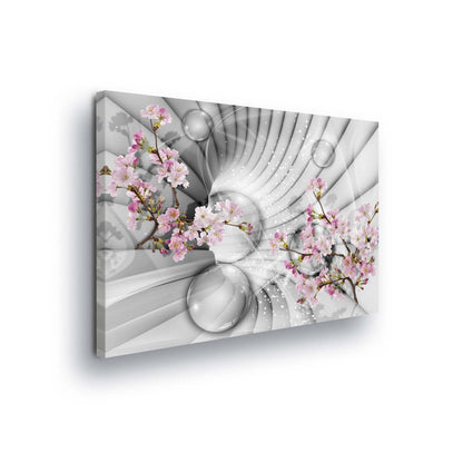 Modern Flowers, Nature, & Swirls Canvas Photo Print - USTAD HOME