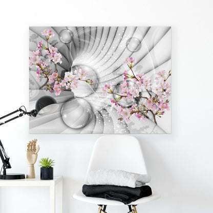 Modern Flowers, Nature, & Swirls Canvas Photo Print - USTAD HOME