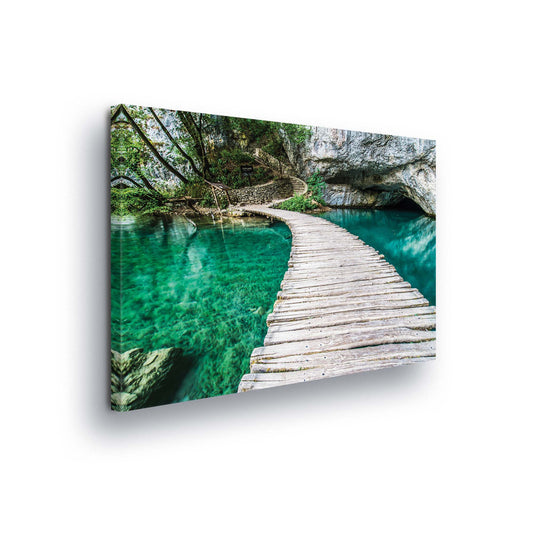 Lakes & Waterfalls Canvas Photo Print - USTAD HOME