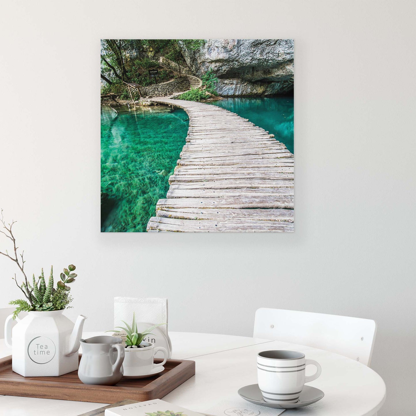 Lakes & Waterfalls Canvas Photo Print - USTAD HOME