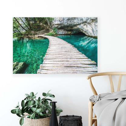 Lakes & Waterfalls Canvas Photo Print - USTAD HOME