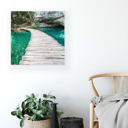 Lakes & Waterfalls Canvas Photo Print - USTAD HOME