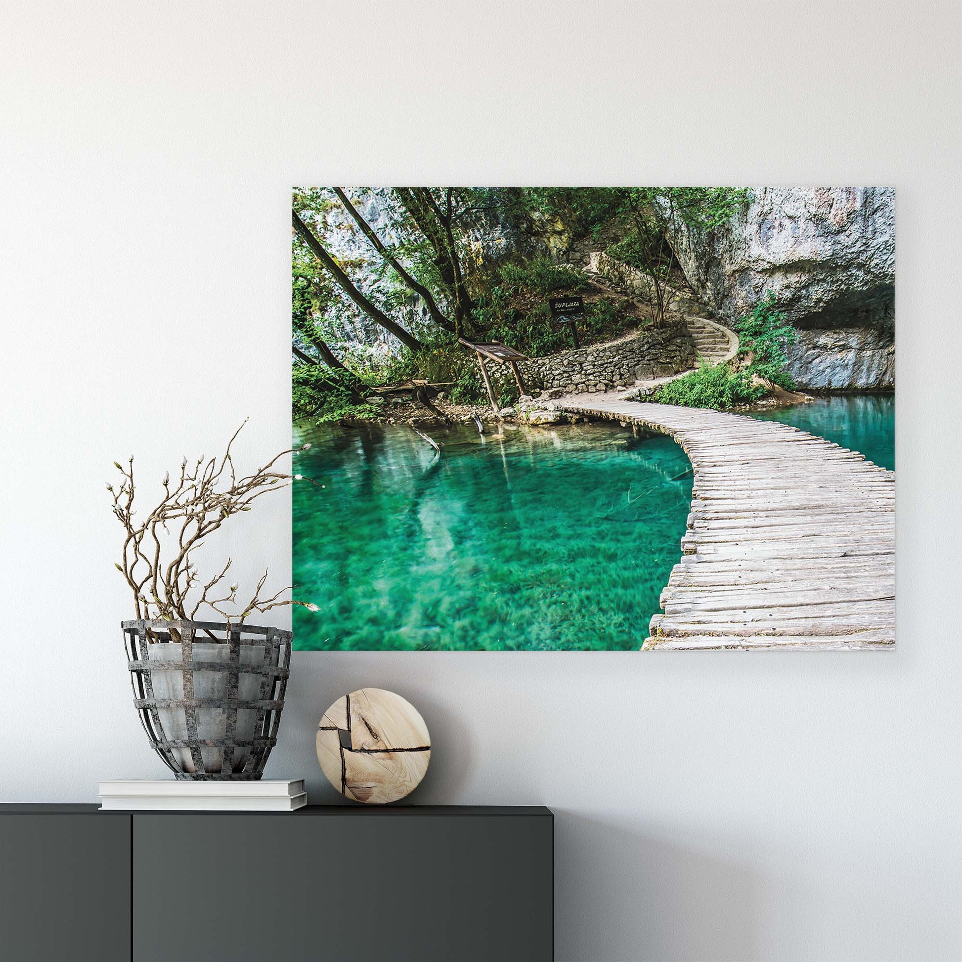 Lakes & Waterfalls Canvas Photo Print - USTAD HOME