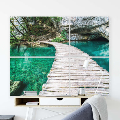 Lakes & Waterfalls Canvas Photo Print - USTAD HOME