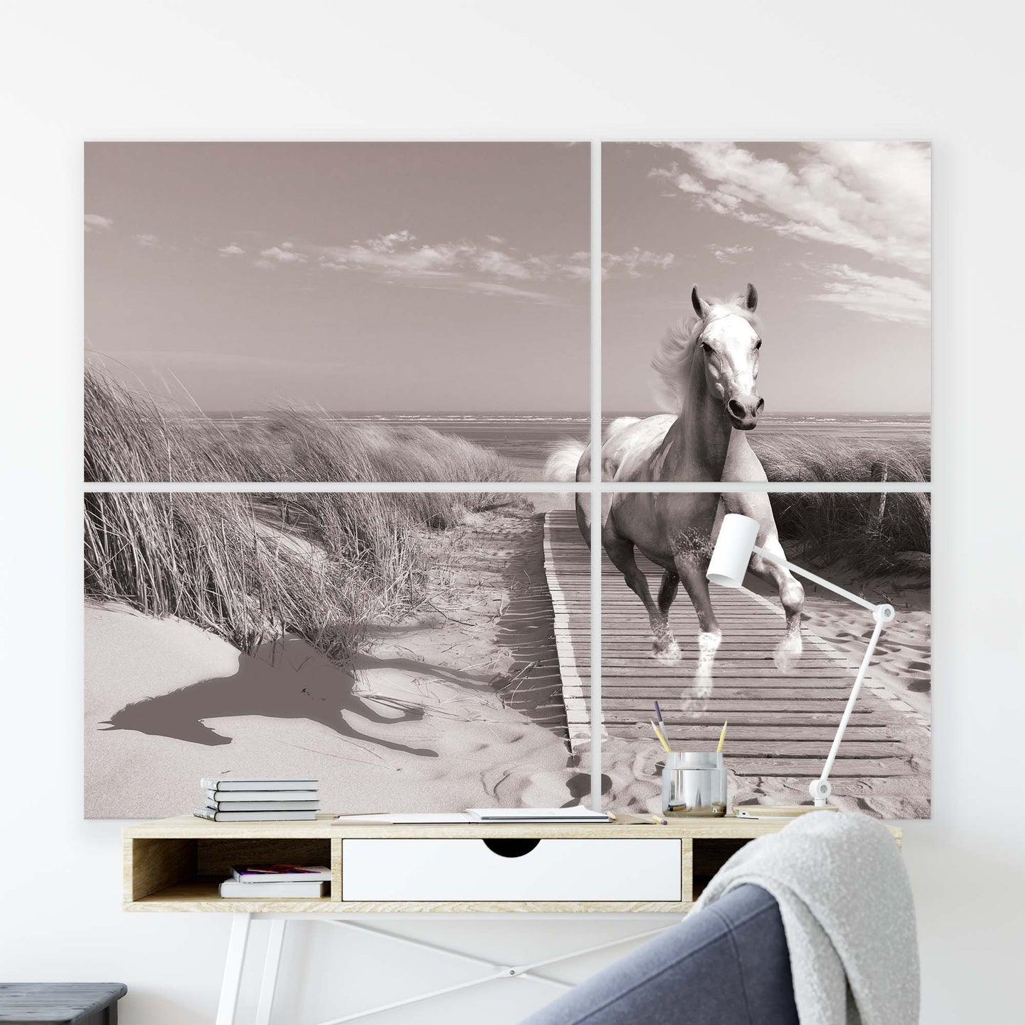 Horses & Unicorns Canvas Photo Print - USTAD HOME