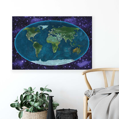 Maps Canvas Photo Print - USTAD HOME