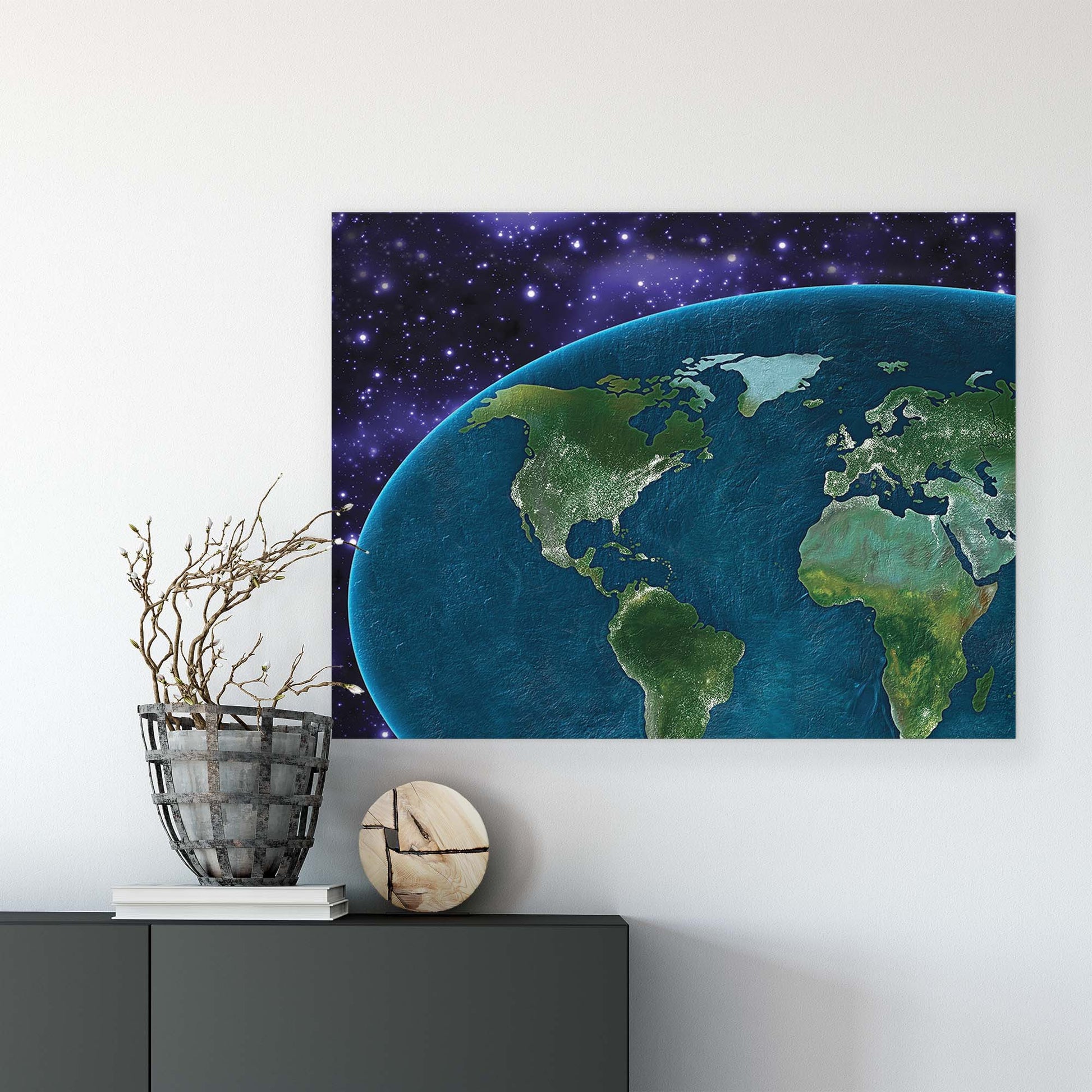 Maps Canvas Photo Print - USTAD HOME