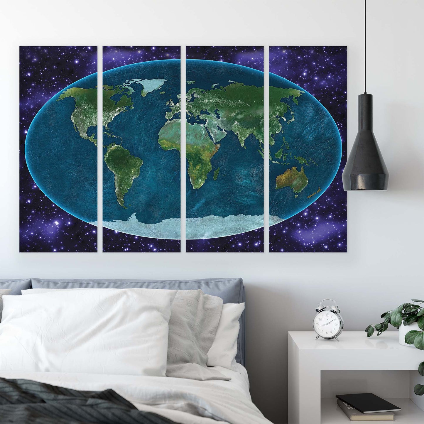 Maps Canvas Photo Print - USTAD HOME