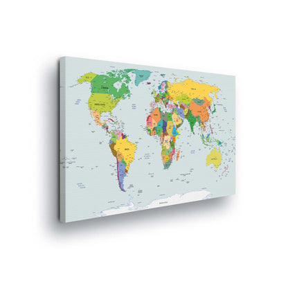 Maps Canvas Photo Print - USTAD HOME