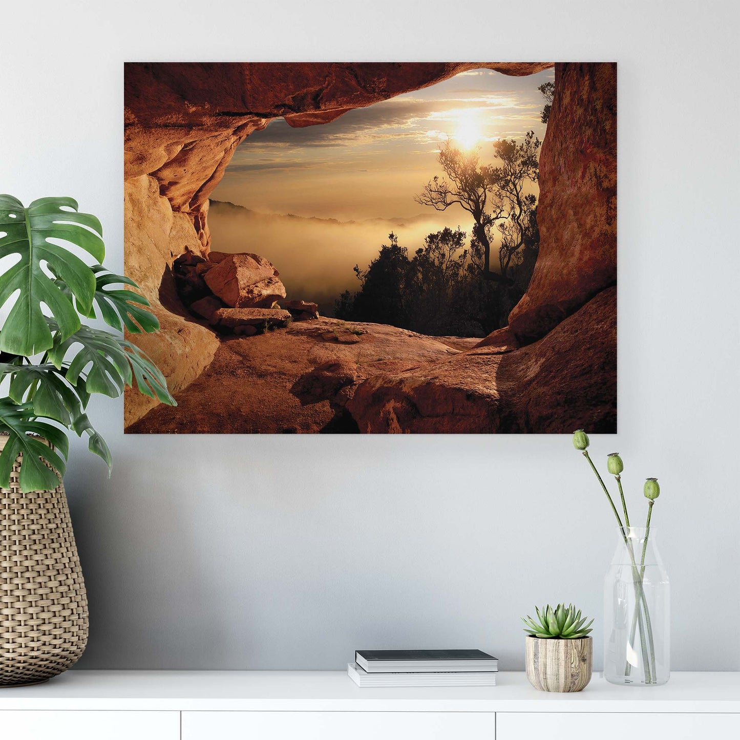 Mountains Canvas Photo Print - USTAD HOME