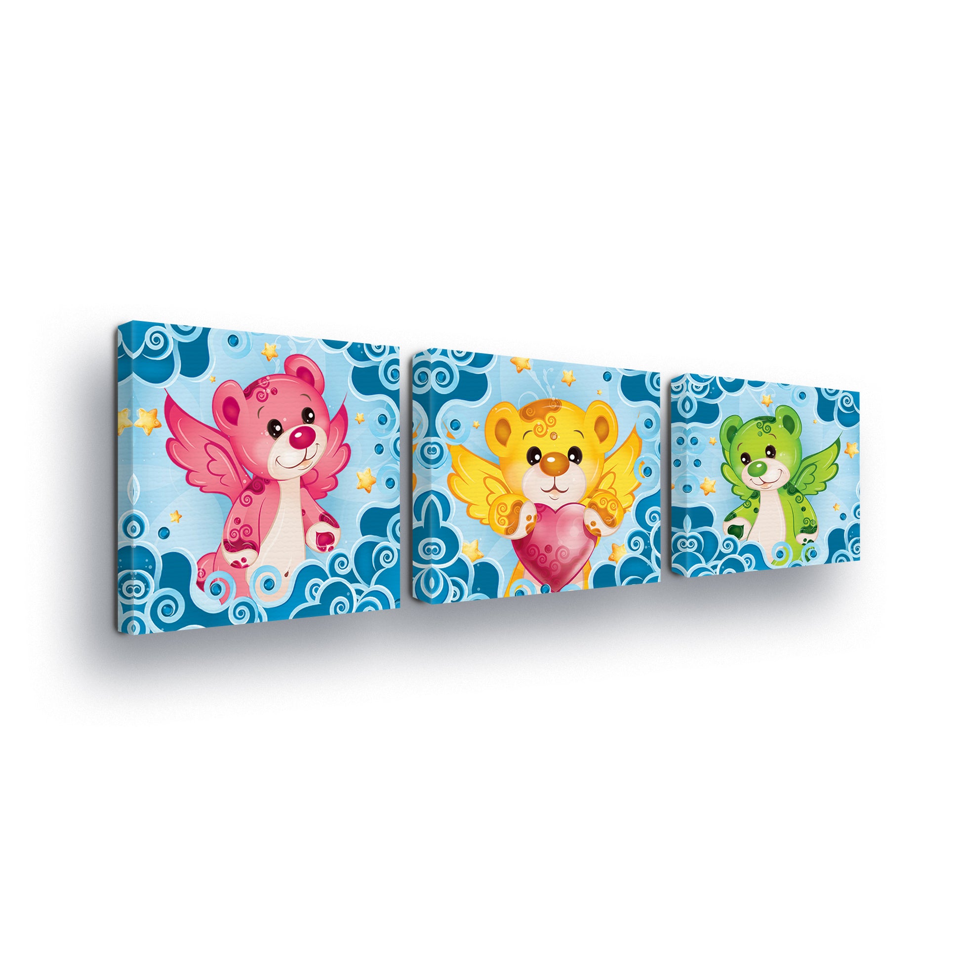 Care Bears Canvas Photo Print - USTAD HOME