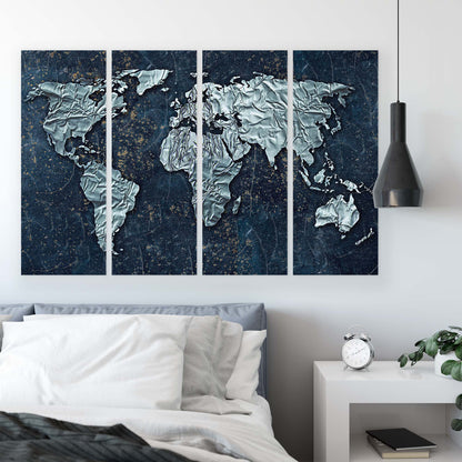 Maps Canvas Photo Print - USTAD HOME