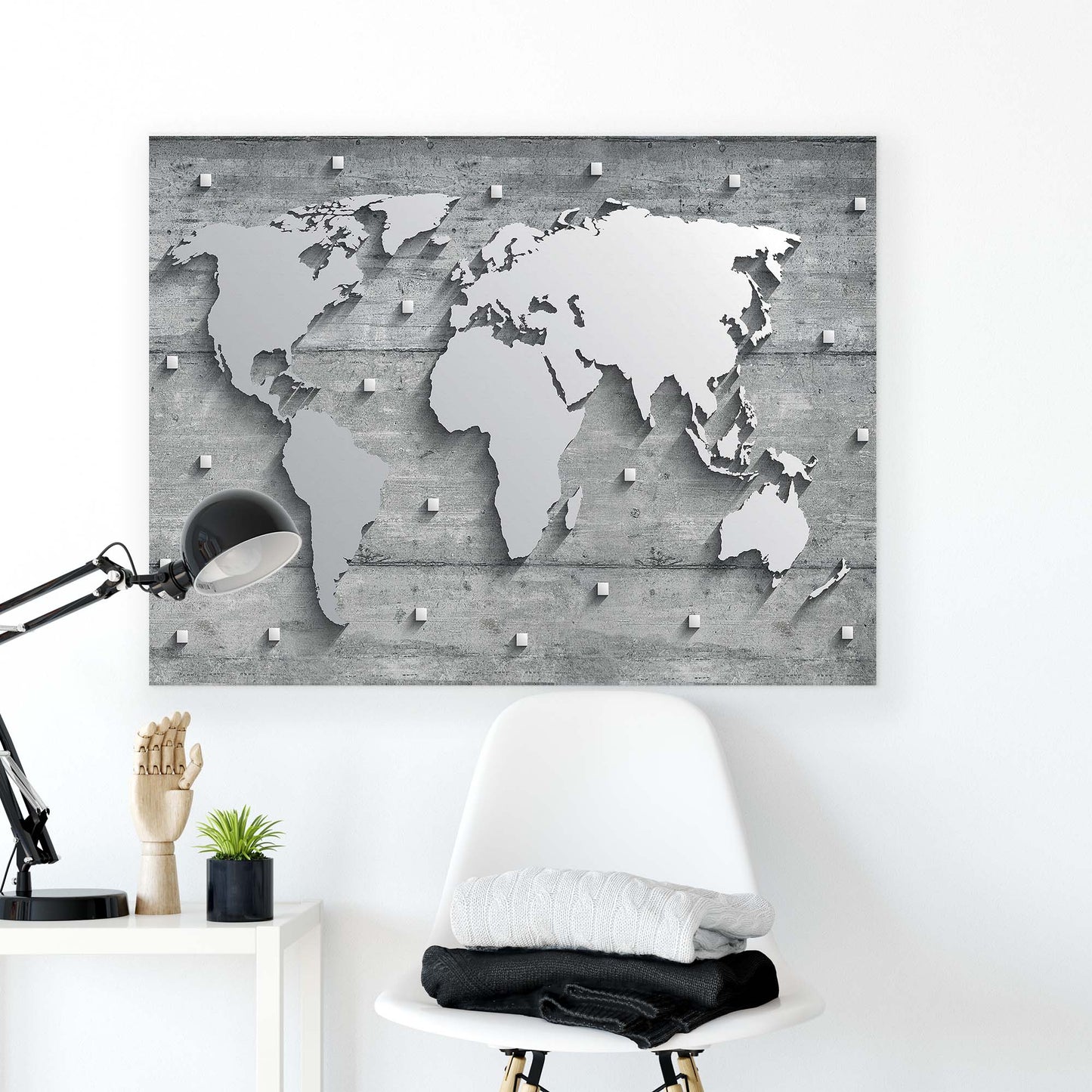 Maps Canvas Photo Print - USTAD HOME