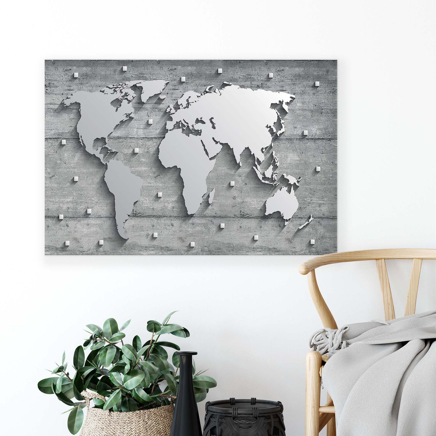 Maps Canvas Photo Print - USTAD HOME