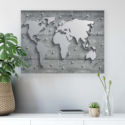 Maps Canvas Photo Print - USTAD HOME