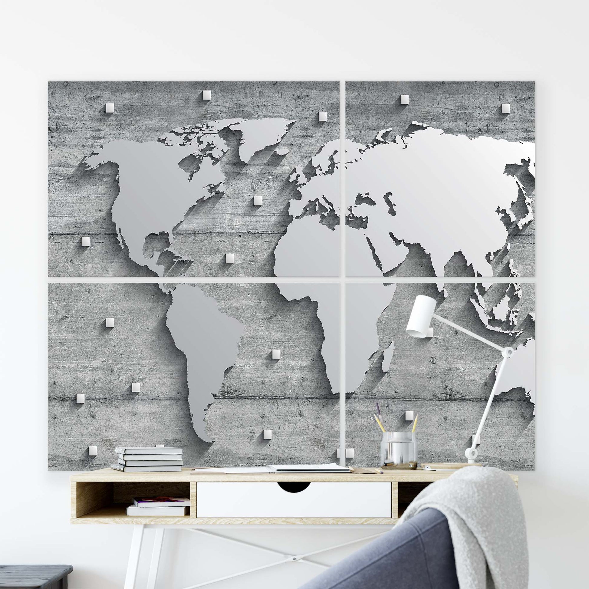 Maps Canvas Photo Print - USTAD HOME