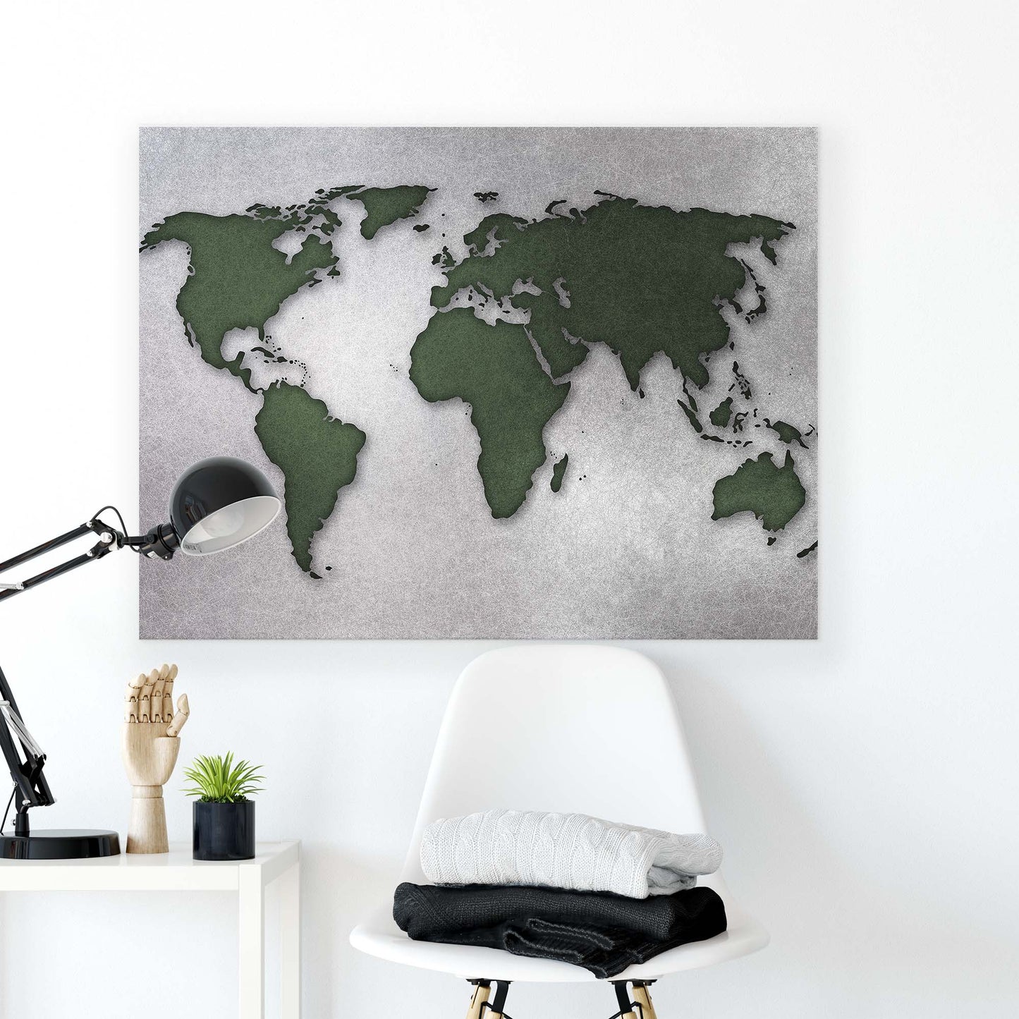 Maps Canvas Photo Print - USTAD HOME