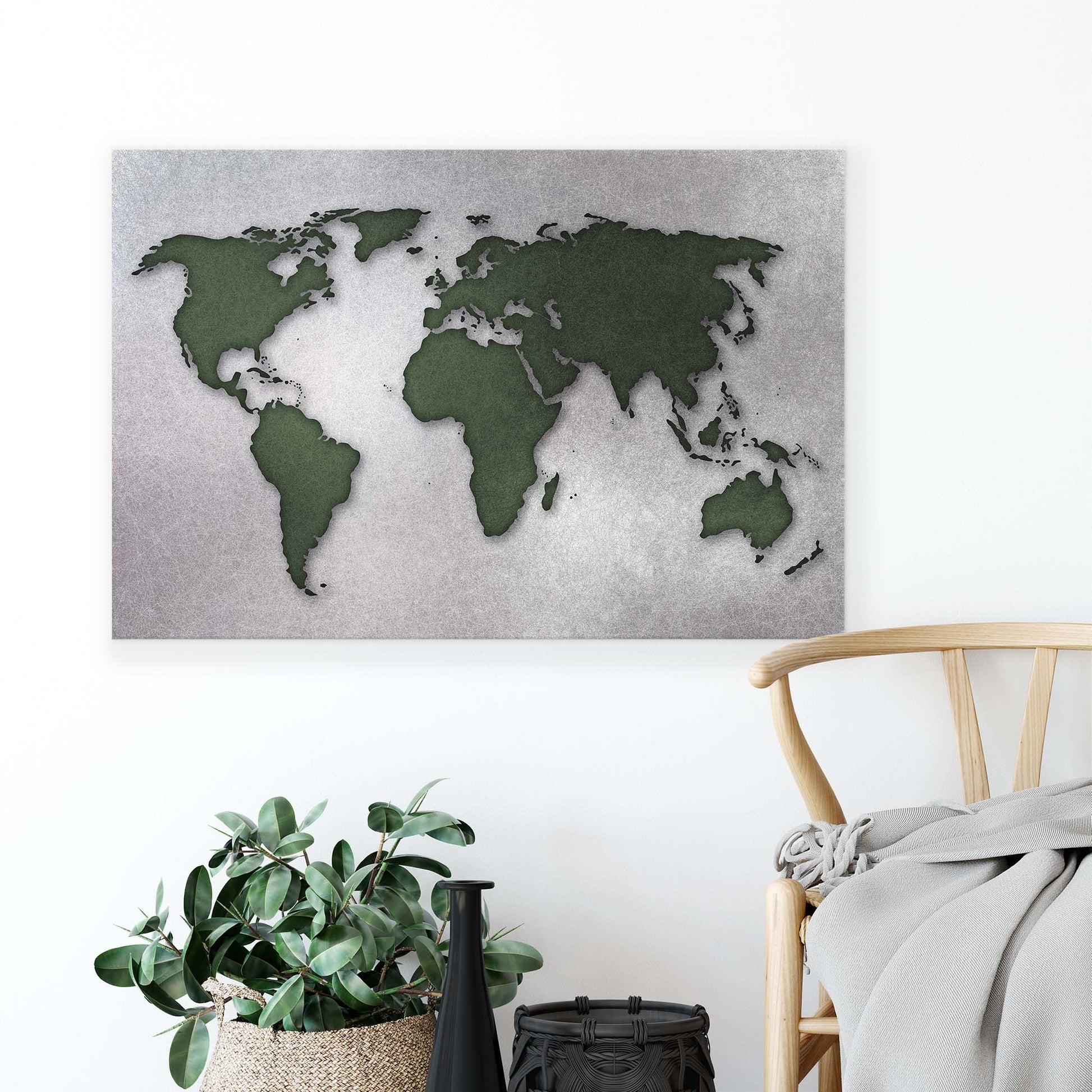 Maps Canvas Photo Print - USTAD HOME