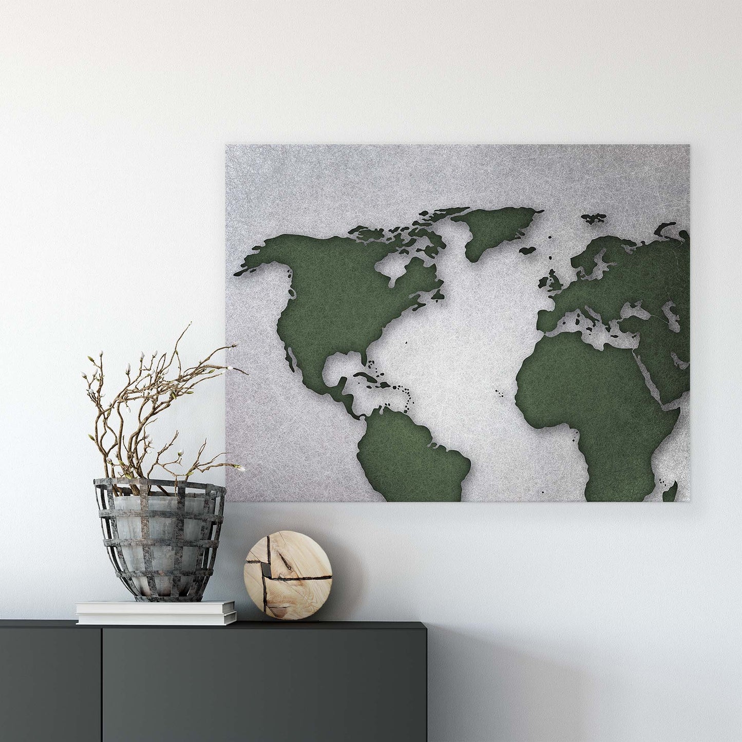 Maps Canvas Photo Print - USTAD HOME