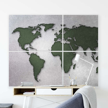 Maps Canvas Photo Print - USTAD HOME