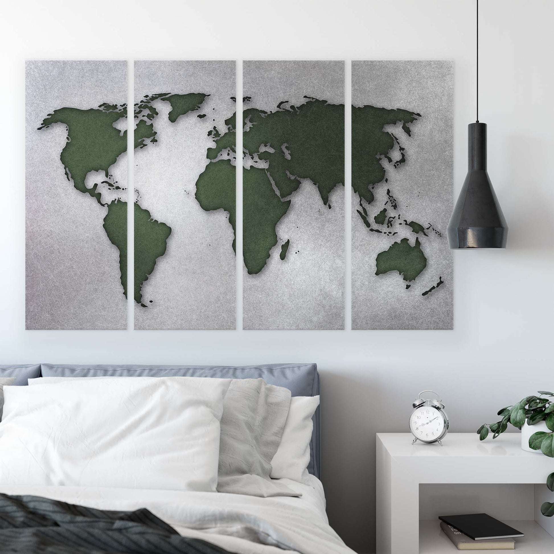 Maps Canvas Photo Print - USTAD HOME