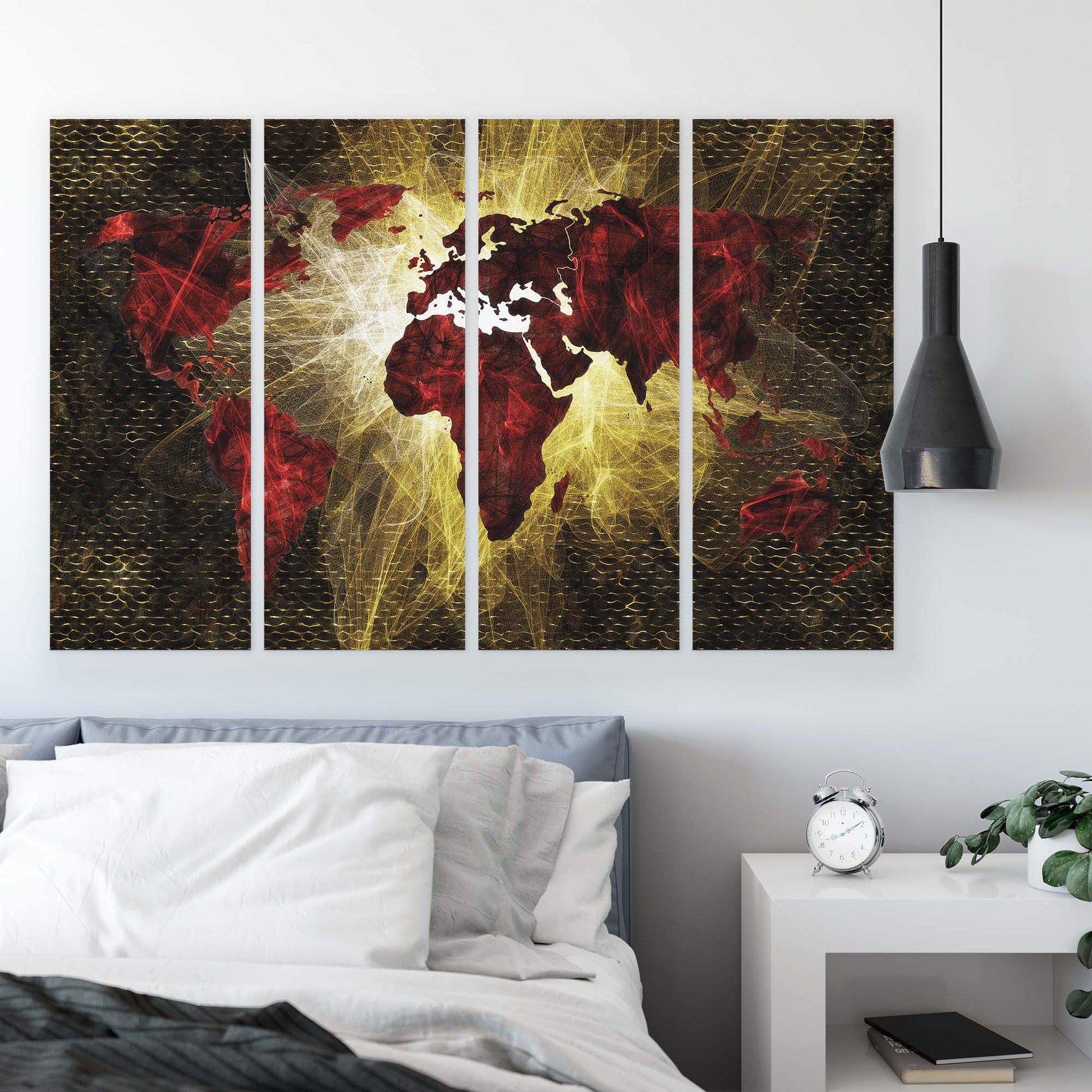 Maps Canvas Photo Print - USTAD HOME