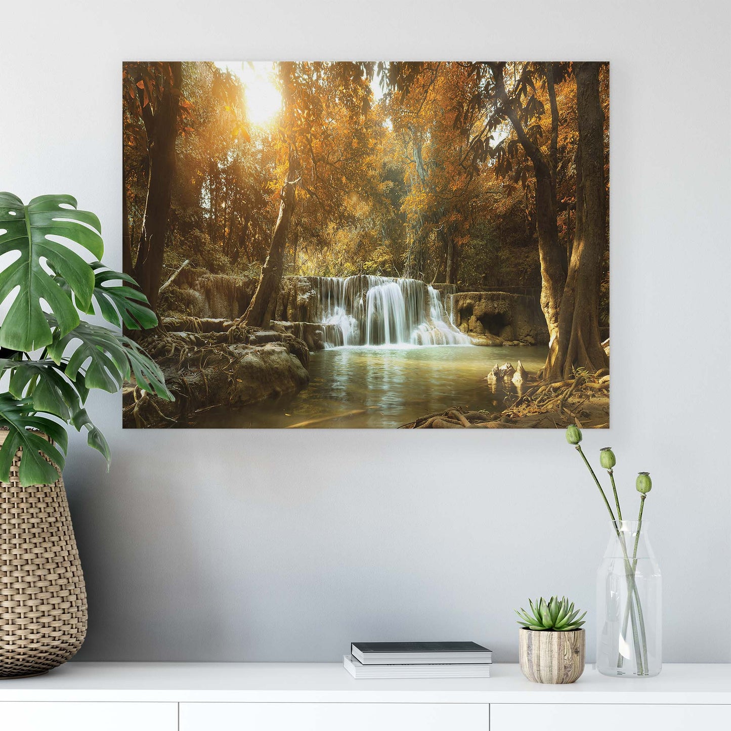 Forest & Trees Canvas Photo Print - USTAD HOME