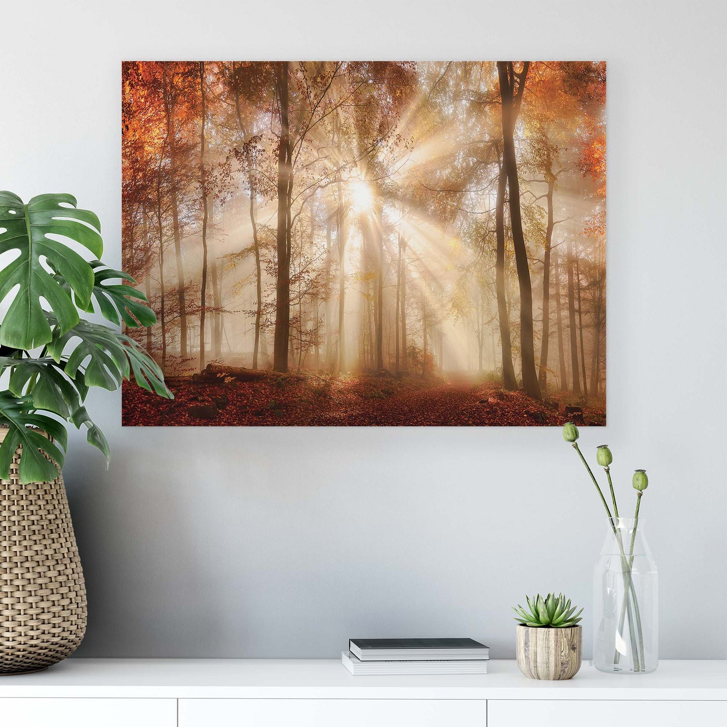 Forest & Trees Canvas Photo Print - USTAD HOME