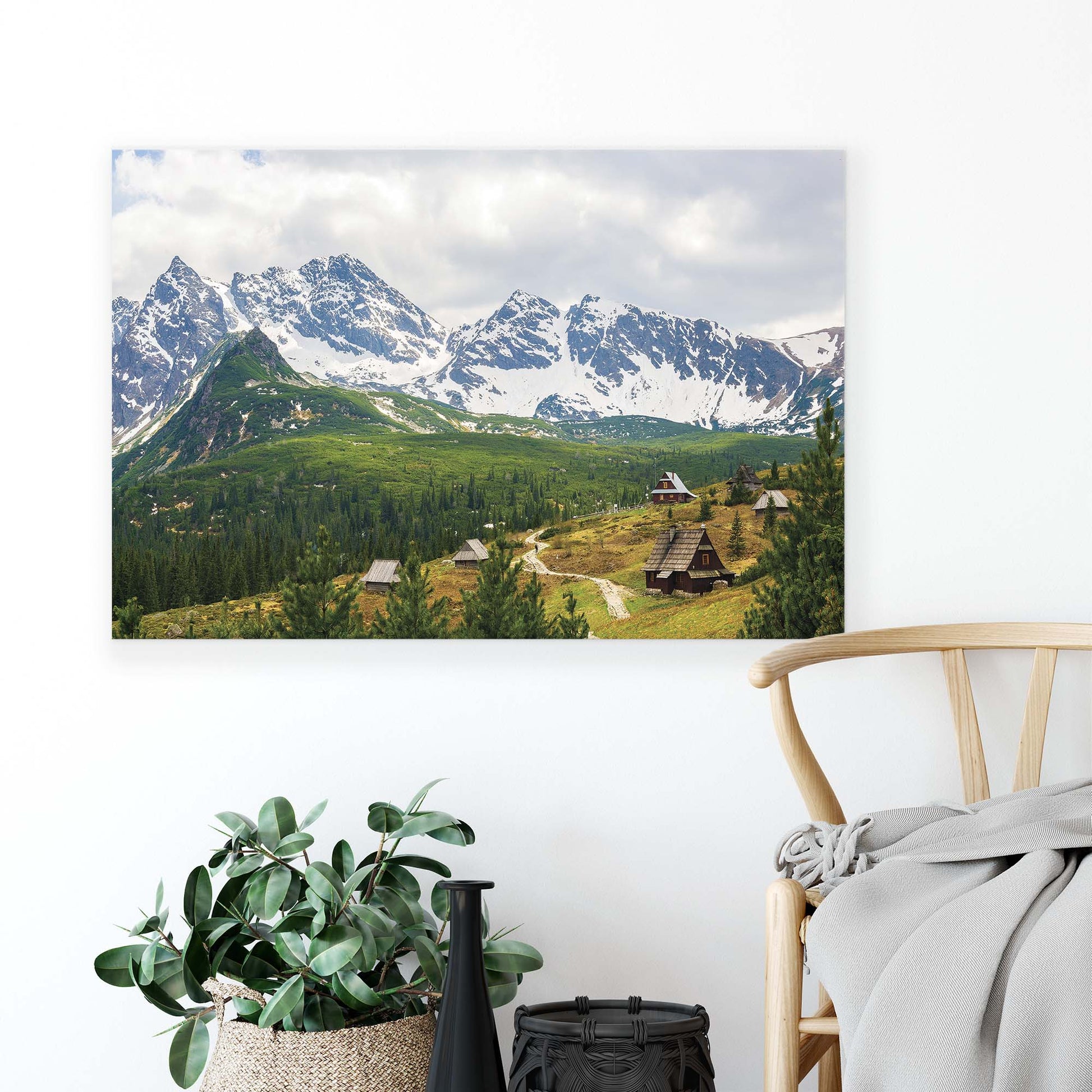 Mountains Canvas Photo Print - USTAD HOME