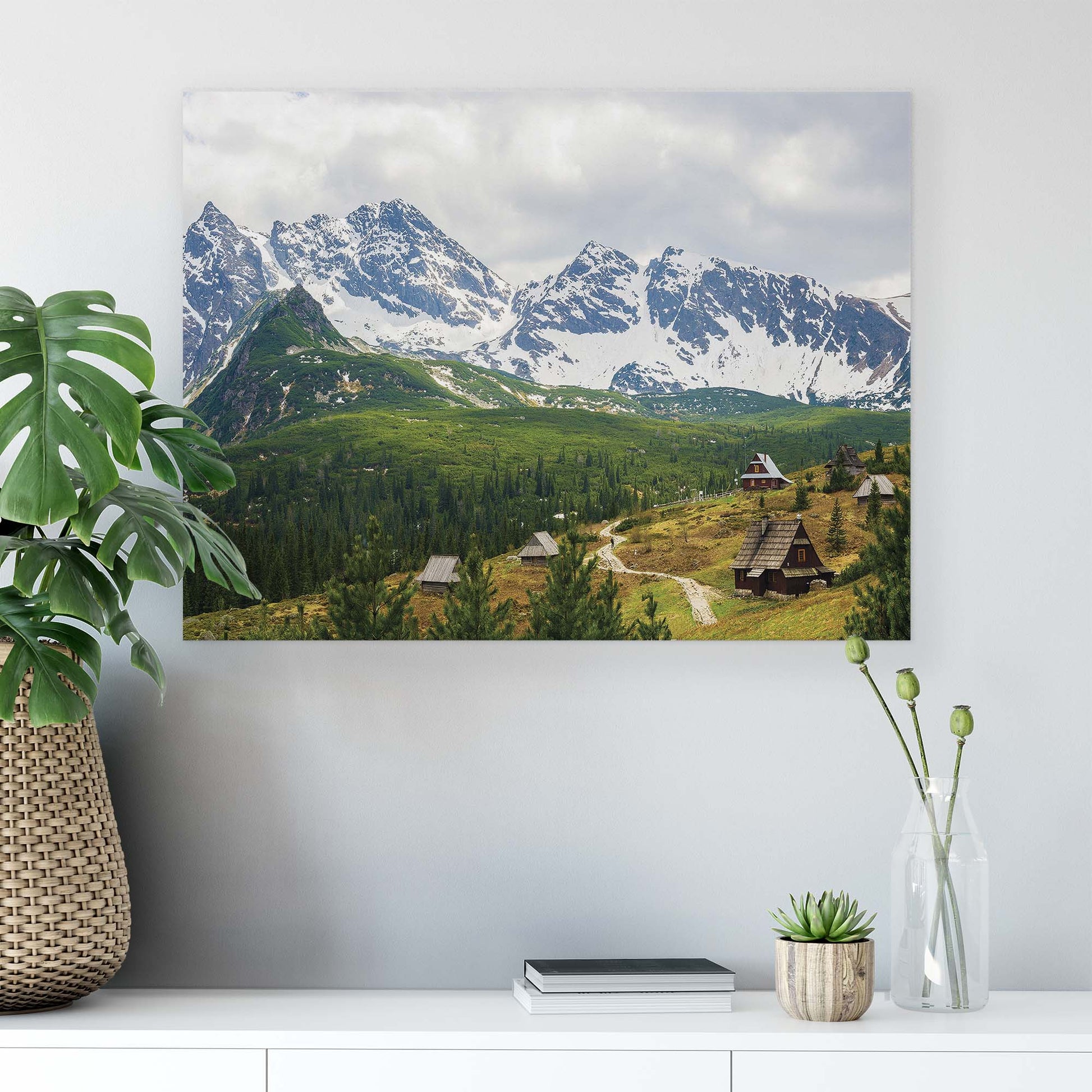 Mountains Canvas Photo Print - USTAD HOME