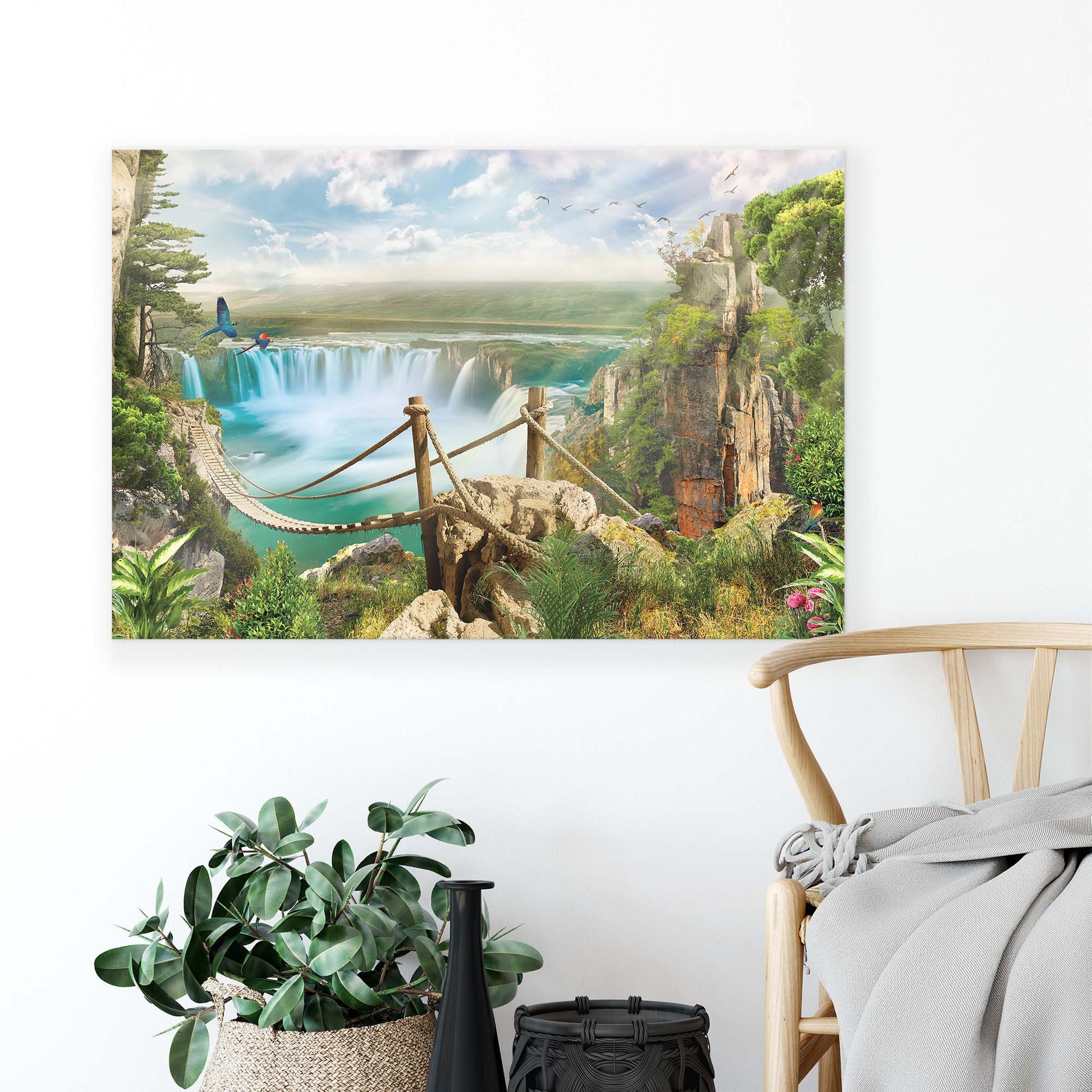 Forest & Trees Canvas Photo Print - USTAD HOME