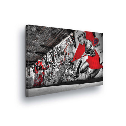 Graffiti Canvas Photo Print - USTAD HOME