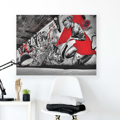 Graffiti Canvas Photo Print - USTAD HOME