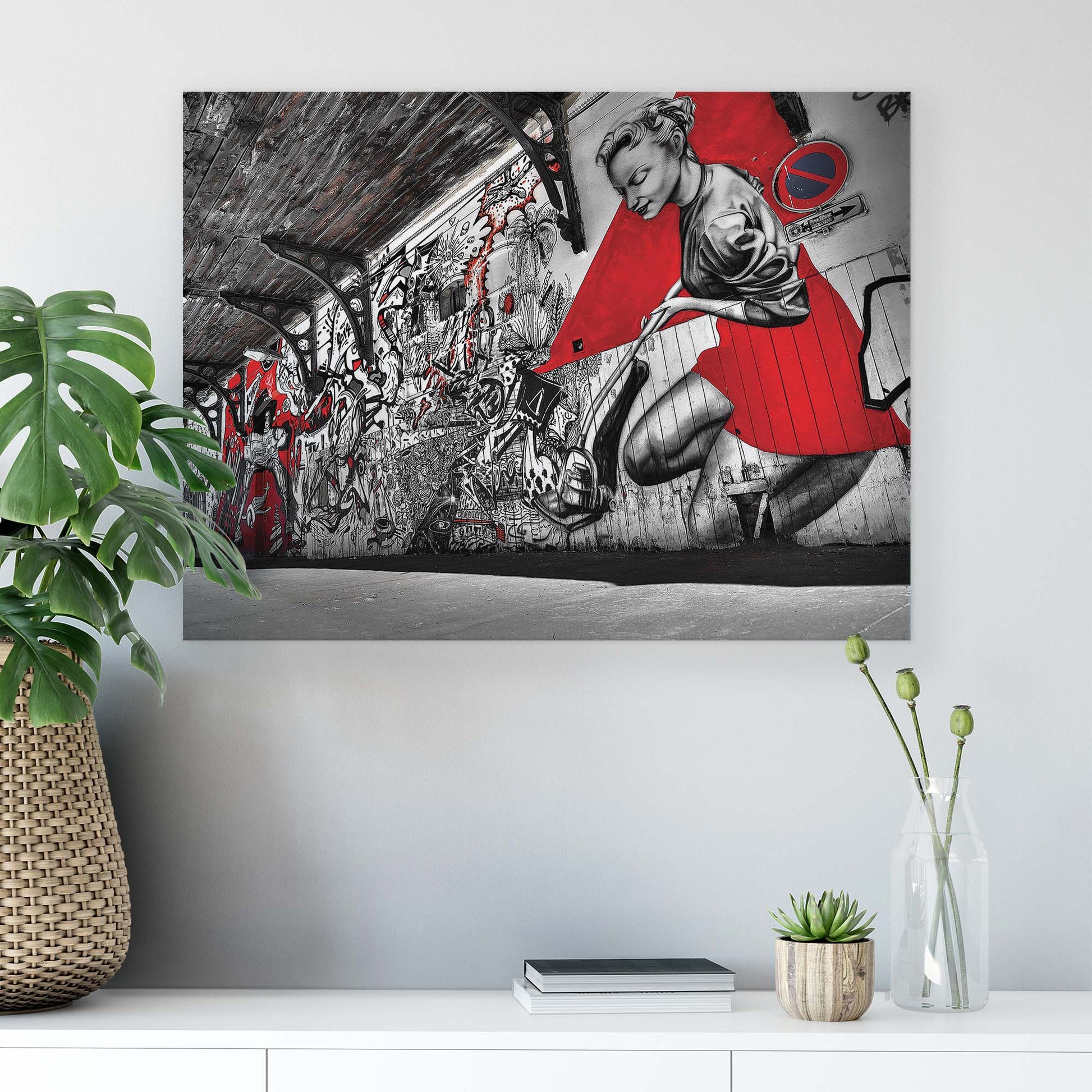 Graffiti Canvas Photo Print - USTAD HOME