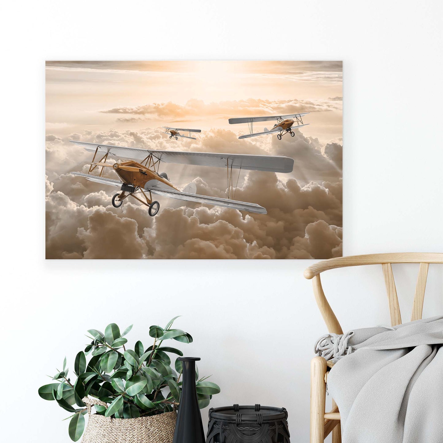 Sky & Clouds Canvas Photo Print - USTAD HOME