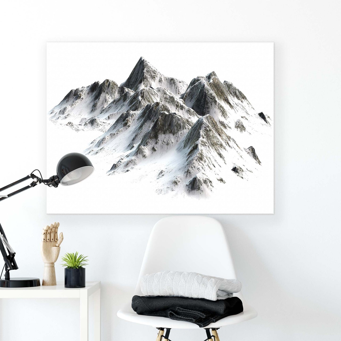 Mountains Canvas Photo Print - USTAD HOME