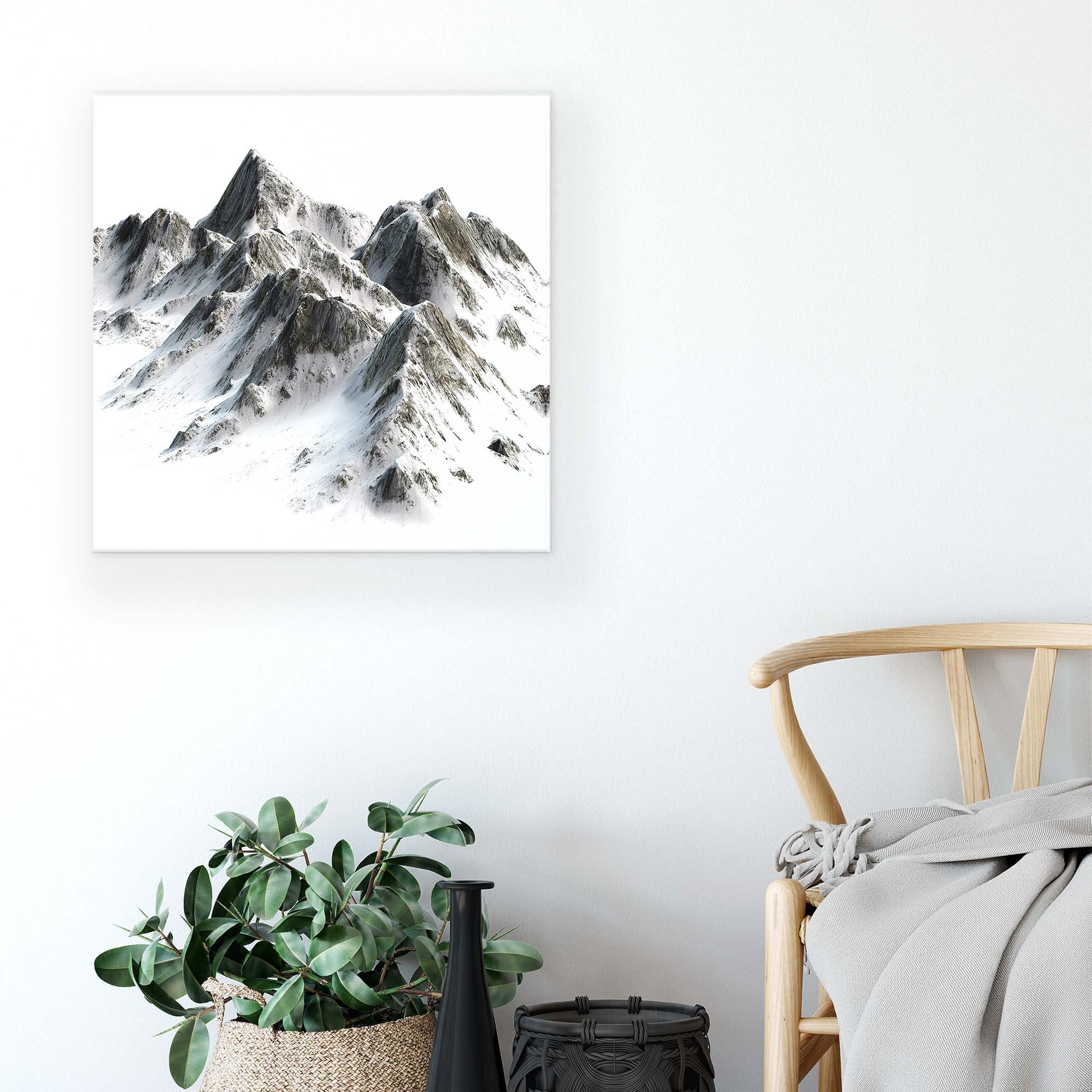 Mountains Canvas Photo Print - USTAD HOME